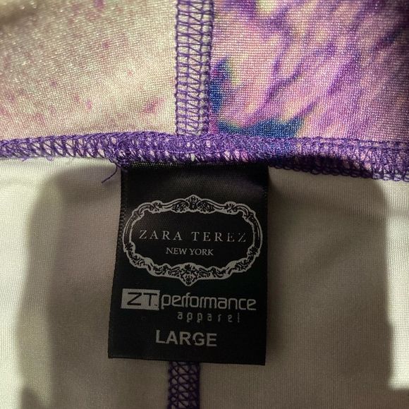 Zara Terez Crushed‎ Makeup Leggings NWOT Size Large - Picture 6 of 8